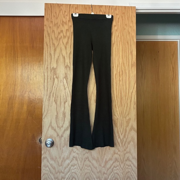 Forever 21 Pants - Forever 21 Ribbed Knit Flare Pants